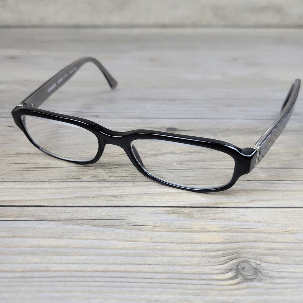 Coach Eyeglass Frames‎ HC6083 5354 Black Dark Grey Crystal Women 50-17-135